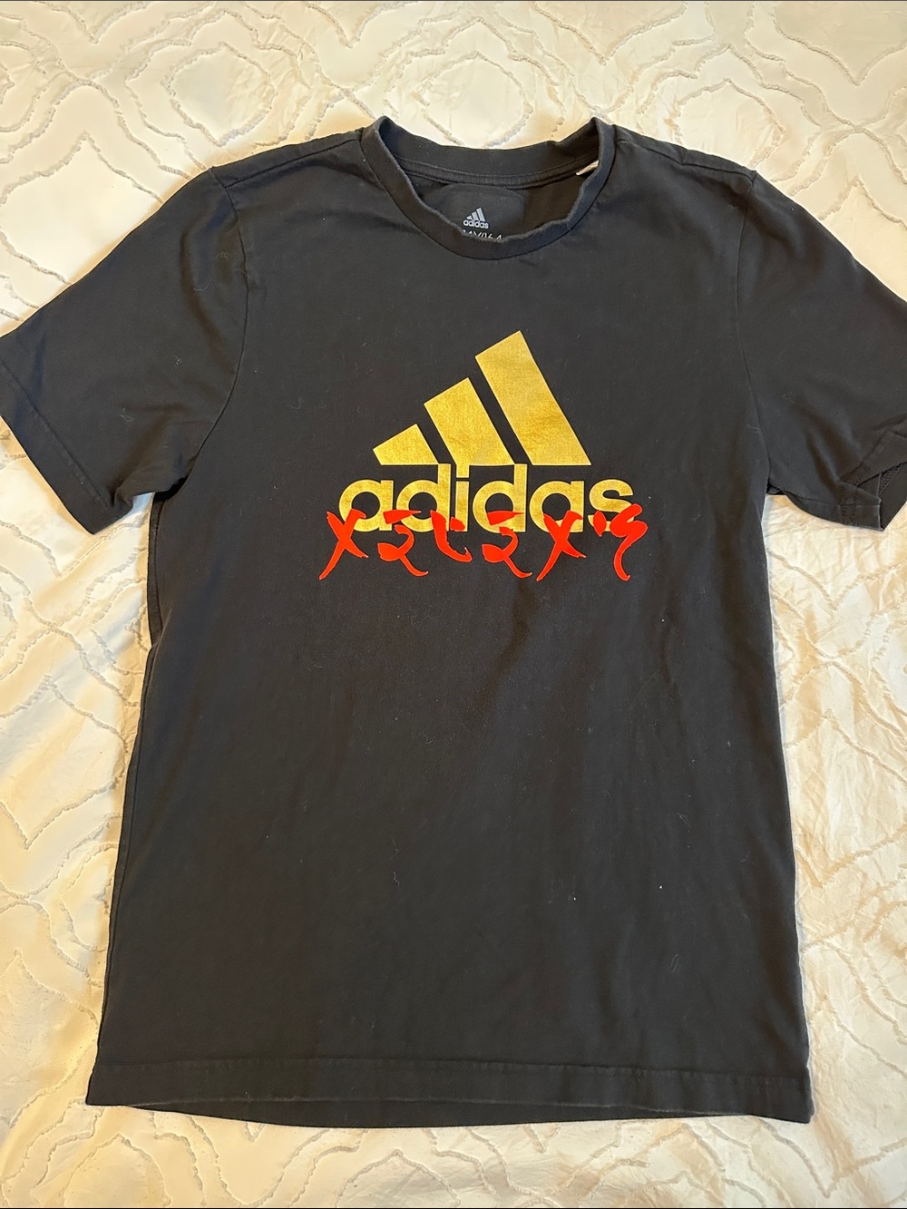 adidas / Lego collab - Black Tee with Green, Blue & Red Ninja Graphics - Picture 2 of 5